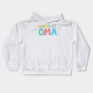 Weltbeste Oma Geschenk Kids Hoodie